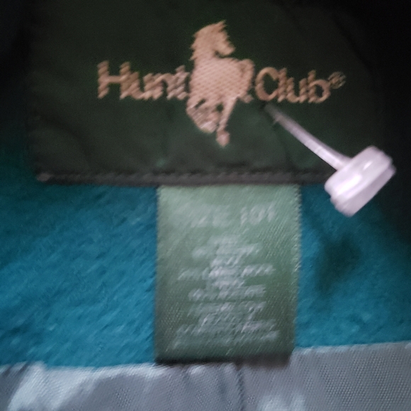 Hunt Club Vintage Womens Green Two Button Merino & Lambs Wool Blazer Sz 10T - Picture 8 of 14